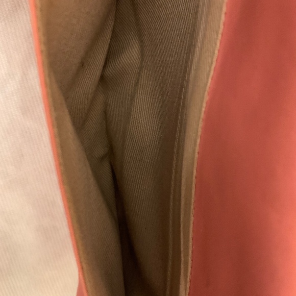 Vintage Kate Spade Purse / Clutch - Pink / Green Interior - Picture 6 of 16